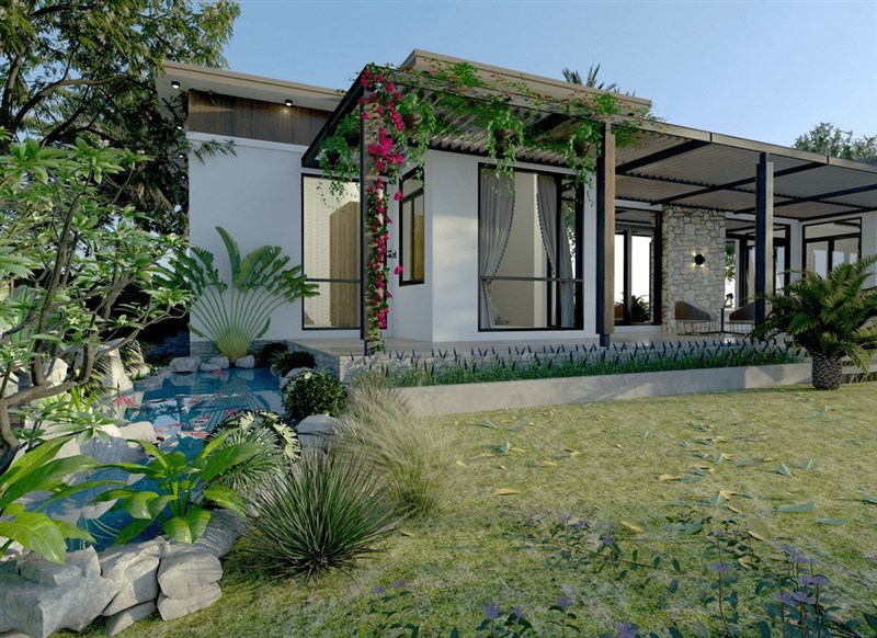 45+ MẪU THIẾT KẾ NHÀ VƯỜN 1 TẦNG ĐẸP KHÔNG THỂ RỜI MẮT