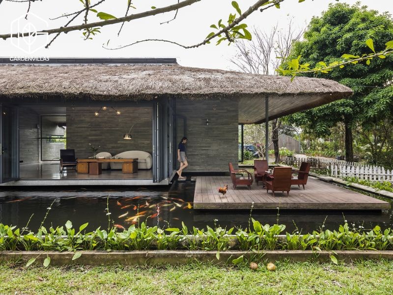 TOP 17 MẪU THIẾT KẾ NHÀ VƯỜN CÓ AO CÁ BÌNH DỊ, AN YÊN