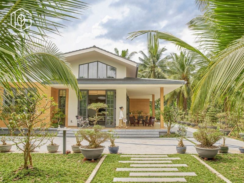 CHIÊM NGƯỠNG 10 MẪU THIẾT KẾ NHÀ VƯỜN 400M2 SANG TRỌNG - TIỆN NGHI 