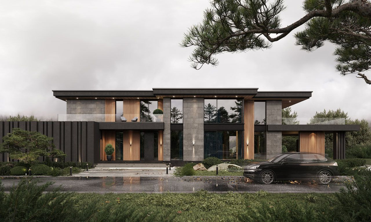 thiết kế nhà vườn 1 tầng