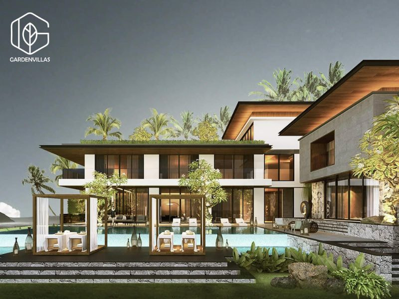 thiết kế nhà vườn 3000m2