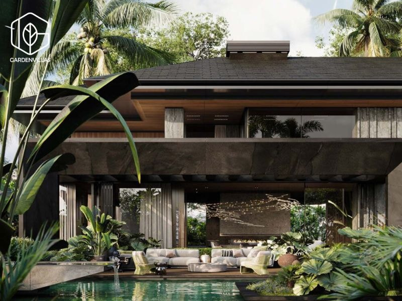 thiết kế nhà vườn 3000m2