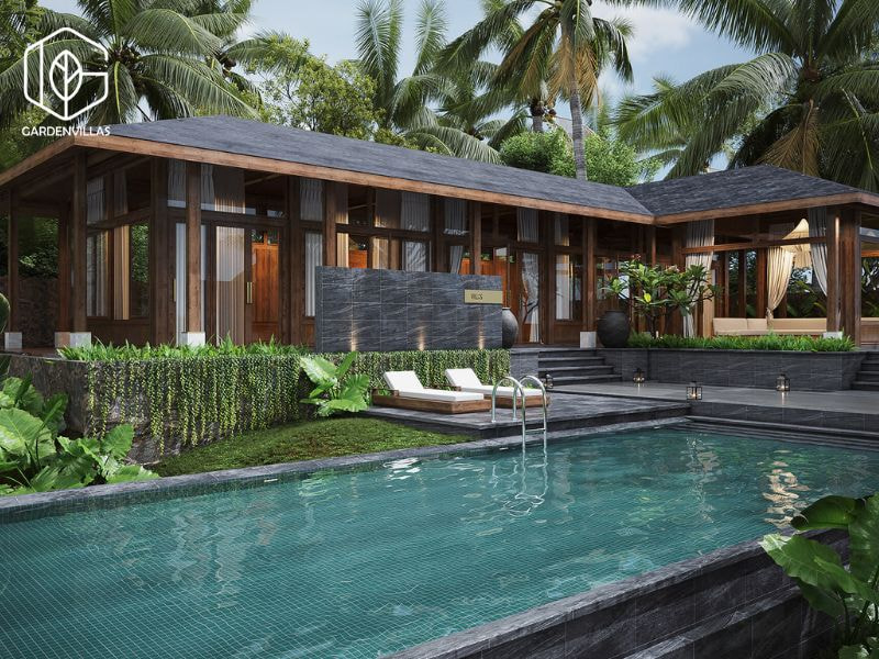 thiết kế nhà vườn 3000m2