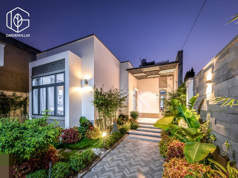 thiết kế nhà vườn 3 phòng ngủ