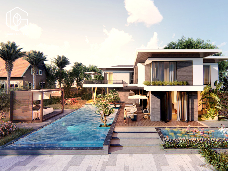thiết kế nhà vườn 200m2