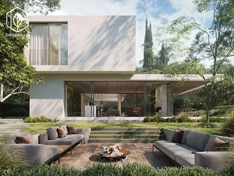 thiết kế nhà vườn 200m2