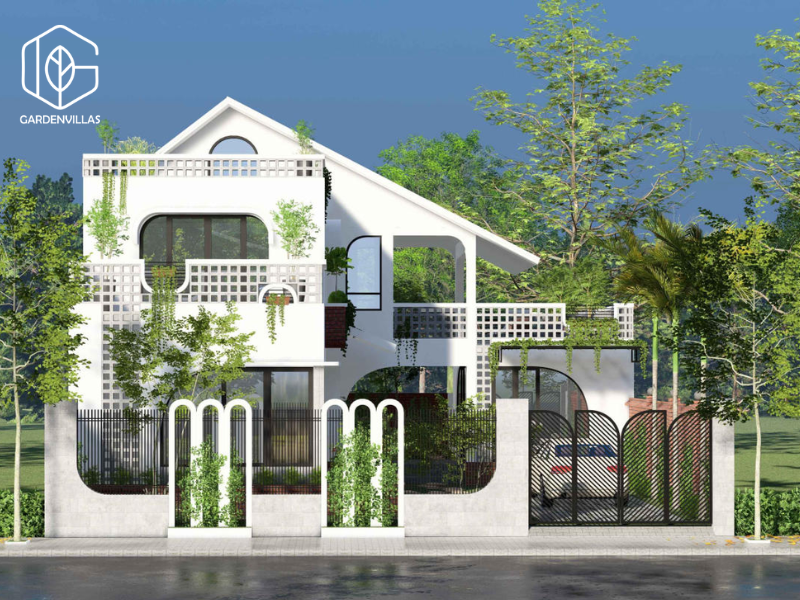 thiết kế nhà vườn 200m2