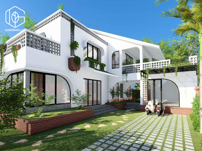 thiết kế nhà vườn 200m2
