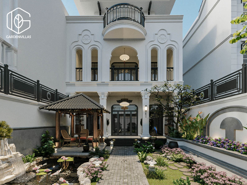 thiết kế nhà vườn 200m2