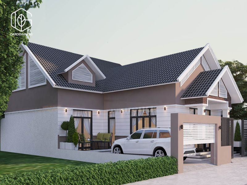 thiết kế nhà vườn 10x20m