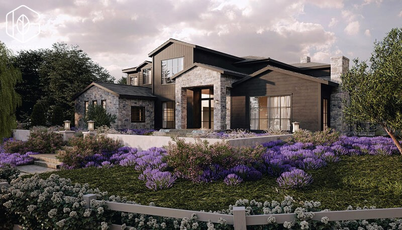 thiết kế cảnh quan nhà vườn