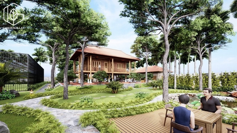 thiết kế cảnh quan nhà vườn