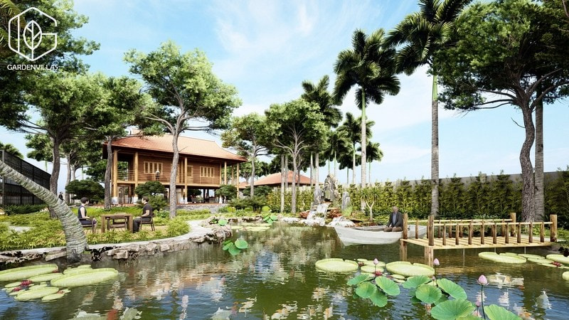 thiết kế cảnh quan nhà vườn