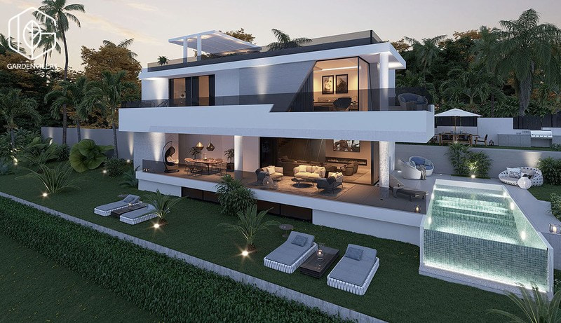 thiết kế cảnh quan nhà vườn