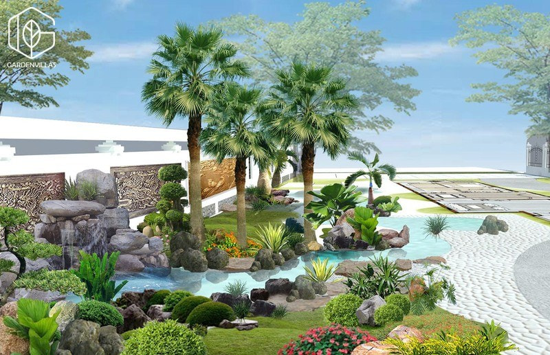 thiết kế cảnh quan nhà vườn