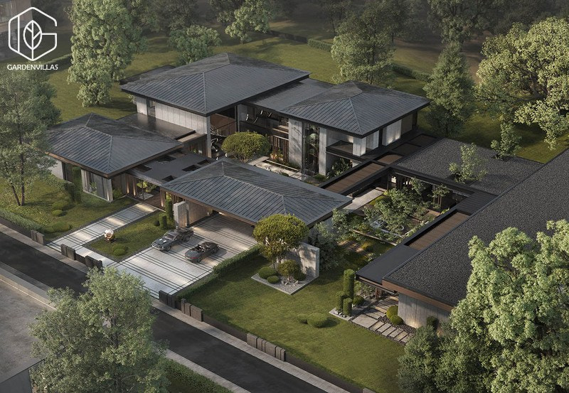 thiết kế khuôn viên nhà vườn