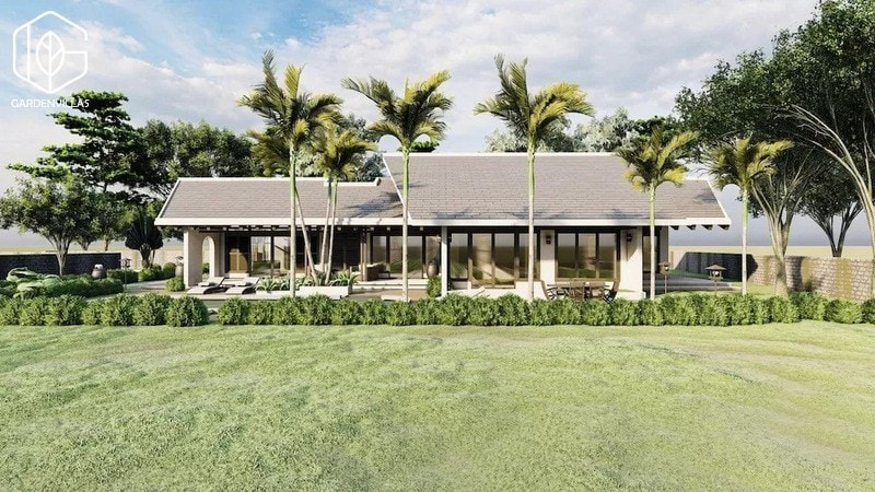 thiết kế khuôn viên nhà vườn