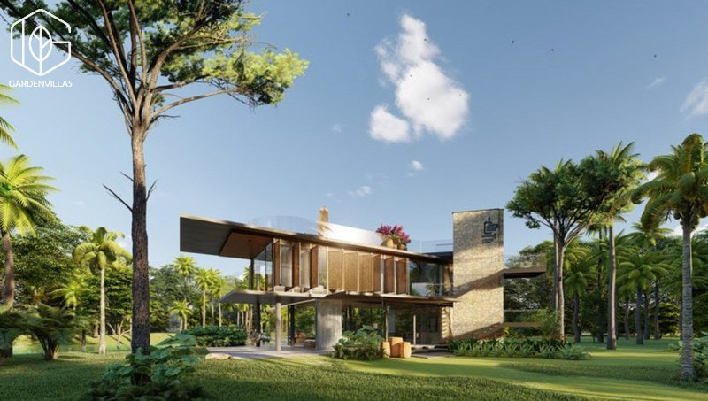 thiết kế khuôn viên nhà vườn