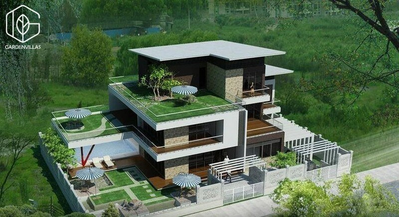 thiết kế khuôn viên nhà vườn