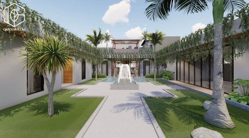 thiết kế khuôn viên nhà vườn