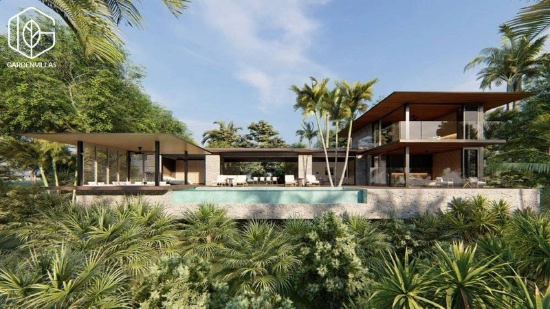 thiết kế khuôn viên nhà vườn