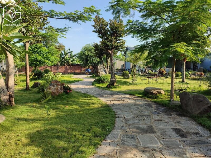 thiết kế khuôn viên nhà vườn