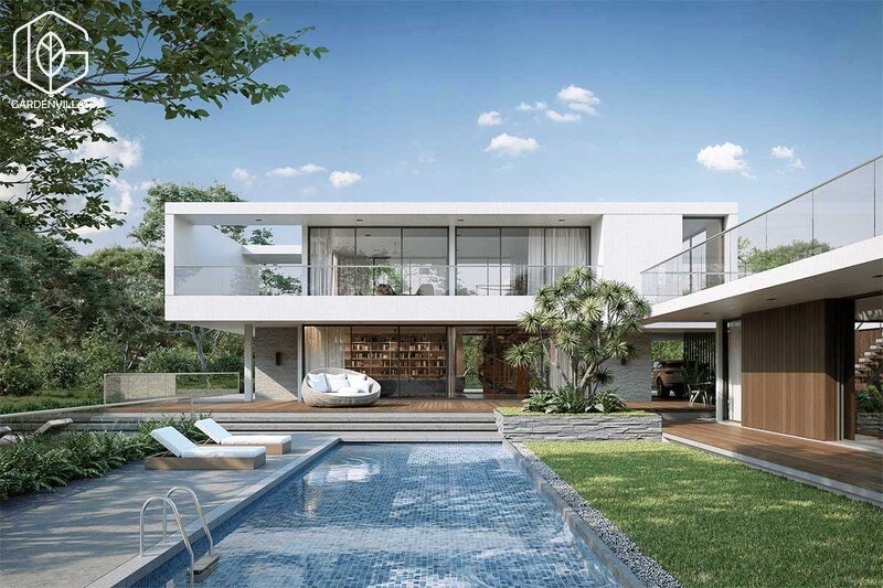 thiết kế khuôn viên nhà vườn