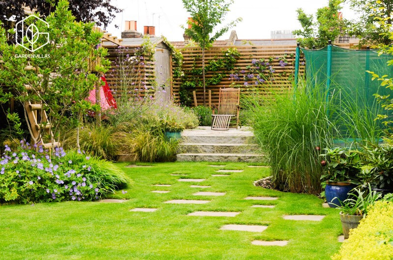 thiết kế nhà 5x20m có sân vườn