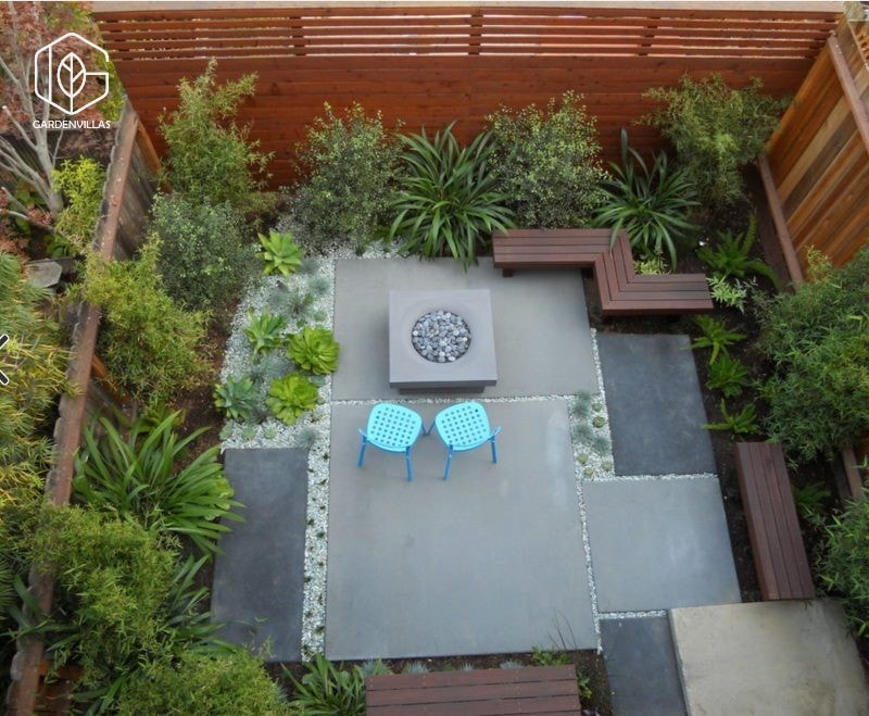 thiết kế nhà 5x20m có sân vườn