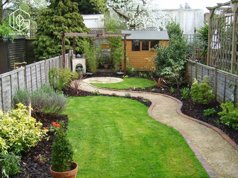 thiết kế nhà 5x20m có sân vườn