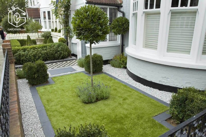 thiết kế nhà 5x20m có sân vườn