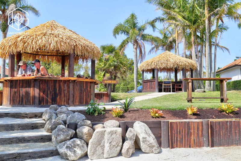 thiết kế nhà chòi trong sân vườn