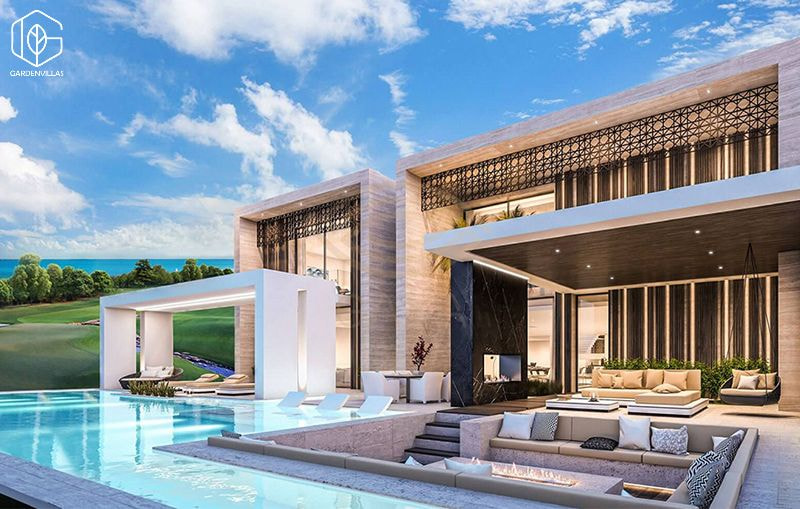 thiết kế nhà gỗ sân vườn