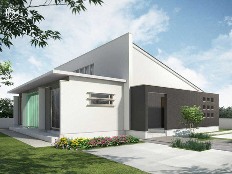 thiết kế nhà vườn 1 tầng