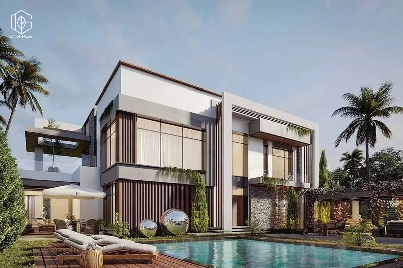 thiết kế nhà vườn 1 tầng