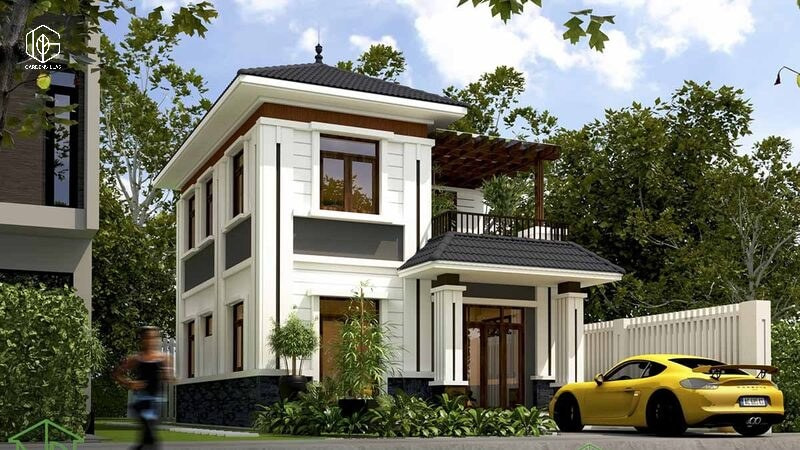 Thiết kế nhà vườn 2 mặt tiền