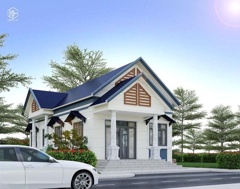 thiết kế nhà vườn 10x20m