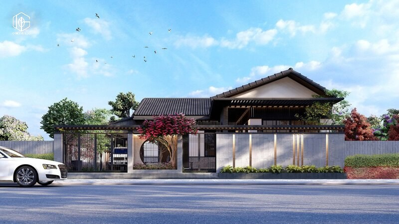 thiết kế nhà vườn 10x20m
