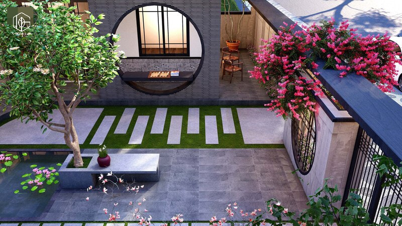 thiết kế nhà vườn 10x20m