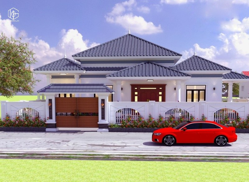 thiết kế nhà vườn 10x20m