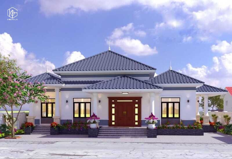 thiết kế nhà vườn 10x20m