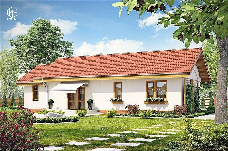 thiết kế nhà vườn 10x20m