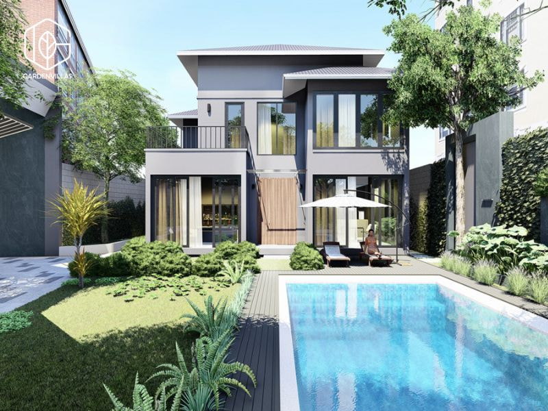 thiết kế nhà vườn 150.000m2