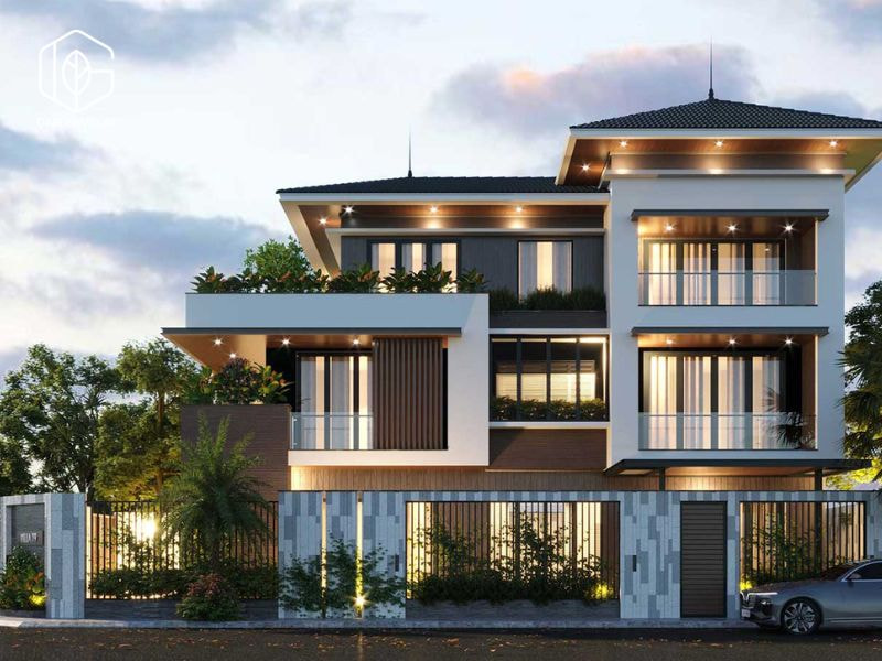 thiết kế nhà vườn 150.000m2