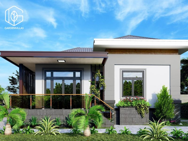 thiết kế nhà vườn 200m2