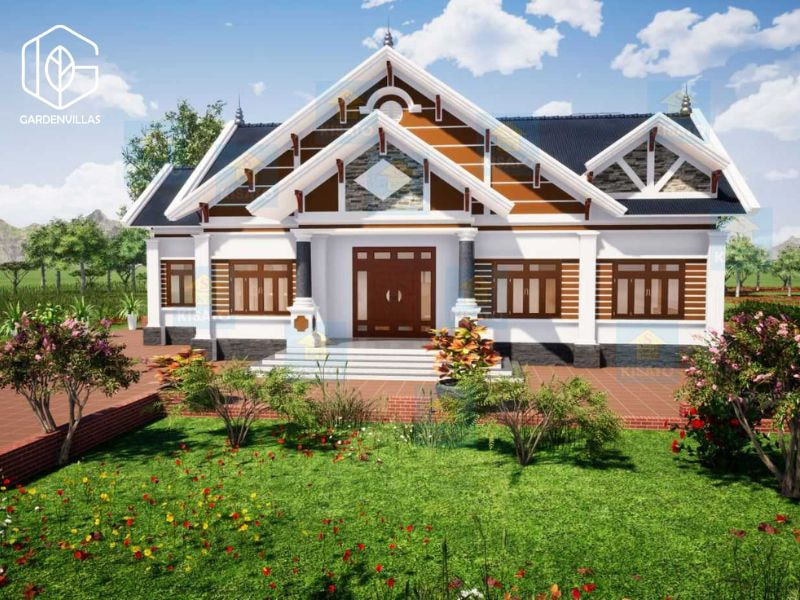 thiết kế nhà vườn 200m2