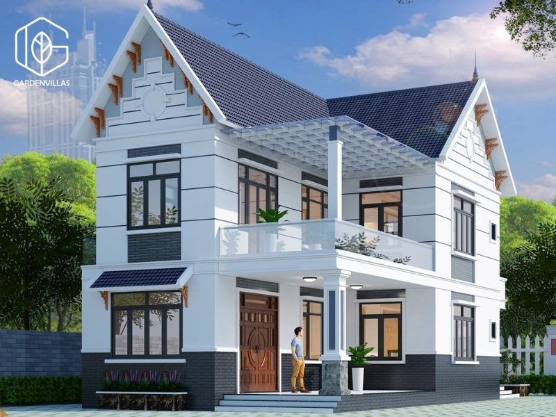 thiết kế nhà vườn 200m2