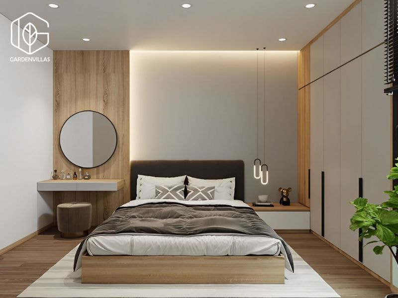 thiết kế nhà vườn 3 phòng ngủ