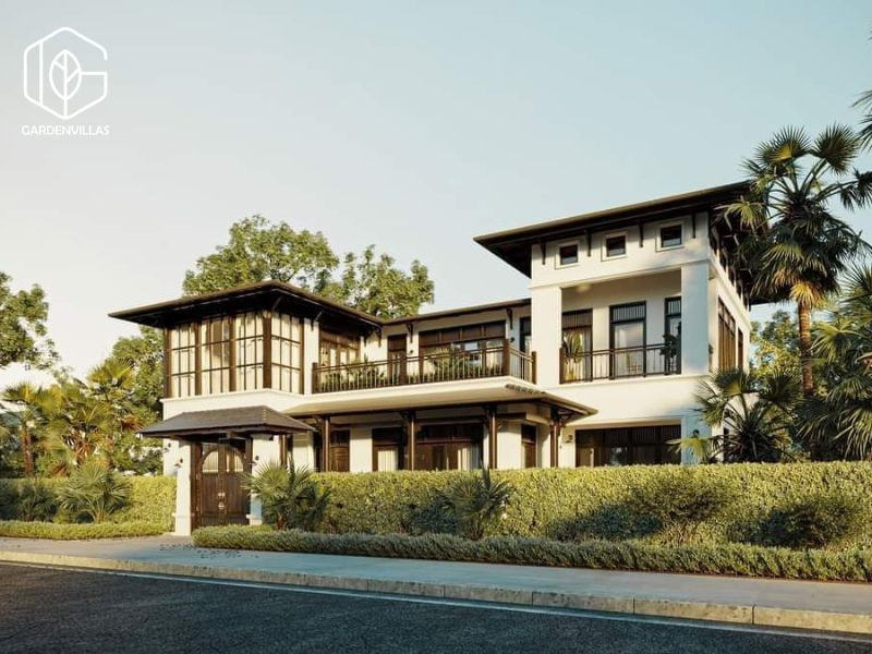 thiết kế nhà vườn 300m2