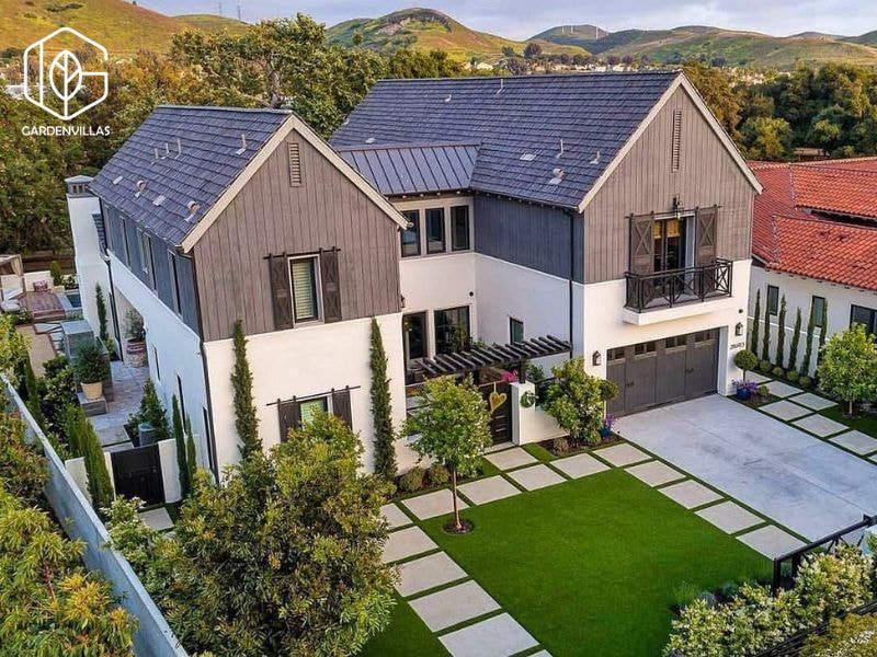 thiết kế nhà vườn 300m2